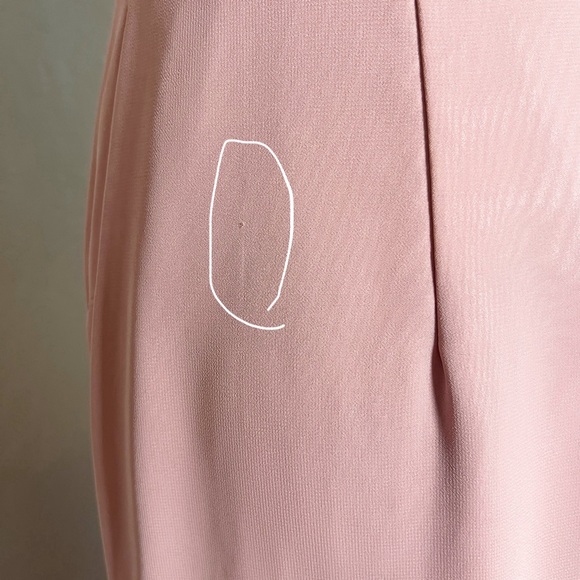 •AZAZIE•‎ Salma Sleeveless Sheath Side Slit Chiffon Dress in Dusty Rose Size A8 - Picture 9 of 15